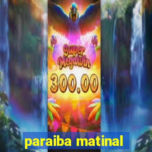 paraiba matinal